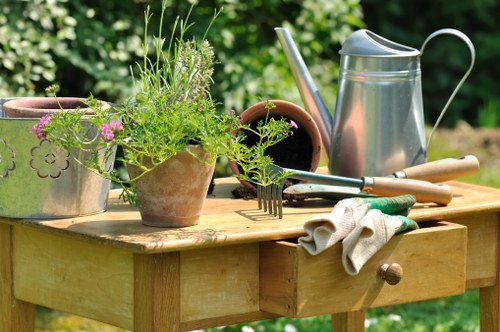 Sustainable gardening practices enhancing a Crystal Palace garden